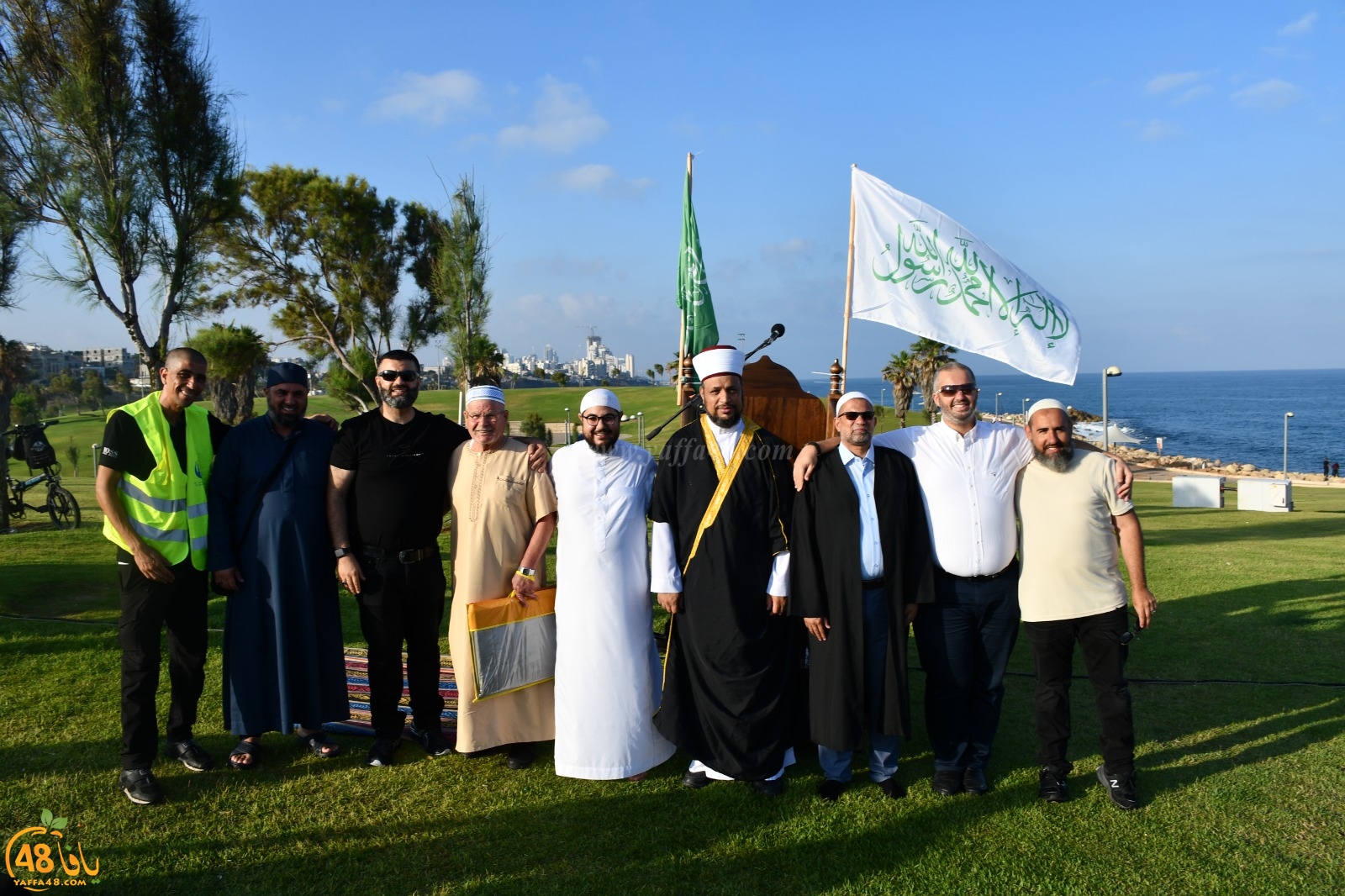 الفيديو الكامل لخطبة صلاة العيد في متنزه العجمي بيافا